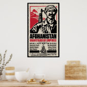 アフガニスタンアンチ戦争映画ポスター ポスター (キッチン)