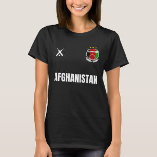 アフガニスタンクリケットファンバッジ Tシャツ