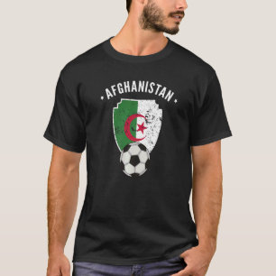 アフガニスタンサッカーアフガニスタン国旗 Tシャツ