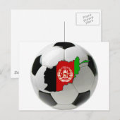 アフガニスタン代表 ポストカード (正面/裏面)