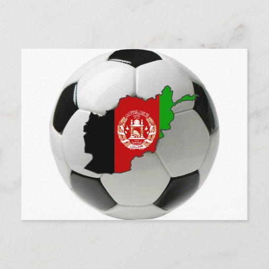 アフガニスタン代表 ポストカード (正面)