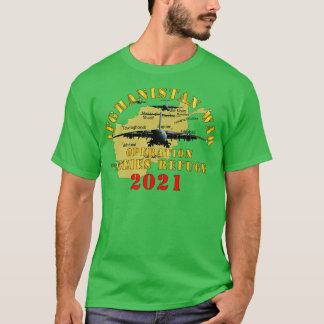 アフガニスタン作戦の同盟国避難所2021 Tシャツ