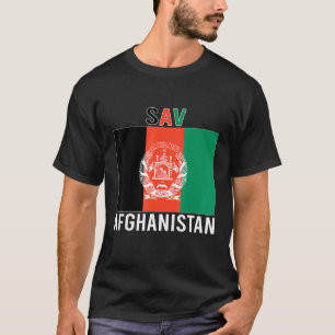 アフガニスタン国旗が無料のアフガニスタ救ン・カブール Tシャツ