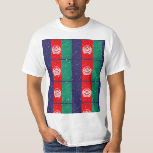アフガニスタン国旗のTシャツ Tシャツ