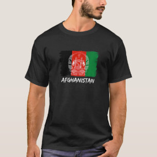 アフガニスタン国旗アフガニスタン1 Tシャツ