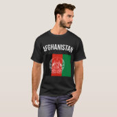アフガニスタン国旗アフガニスタン Tシャツ (正面フル)