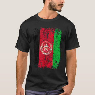 アフガニスタン国旗ヴィンテージアフガニスタン国旗 Tシャツ