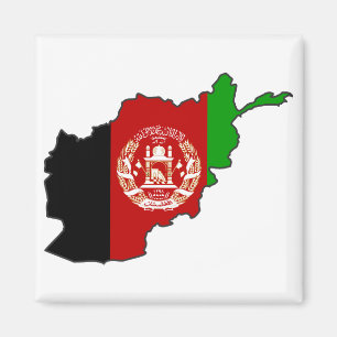 アフガニスタン国旗図 マグネット