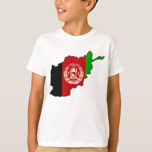 アフガニスタン国旗図 Tシャツ