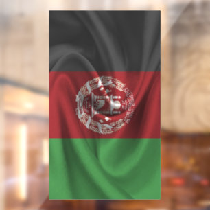 アフガニスタン国旗 ウィンドウサイン