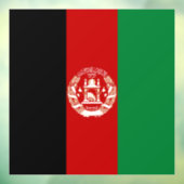 アフガニスタン国旗 ウィンドウサイン (シート3)