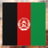 アフガニスタン国旗 ウィンドウサイン (シート2)