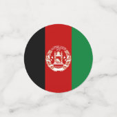 アフガニスタン国旗 コンフェッティ (スモール正面)