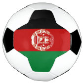 アフガニスタン国旗 サッカーボール (回転)