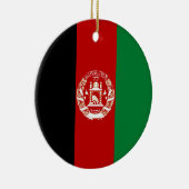 アフガニスタン国旗 セラミックオーナメント (右)