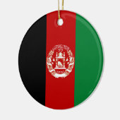 アフガニスタン国旗 セラミックオーナメント (左)