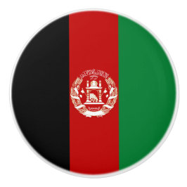 アフガニスタン国旗 セラミックノブ