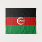 アフガニスタン国旗 タペストリー (正面(横))