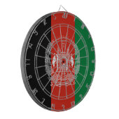 アフガニスタン国旗 ダーツボード (正面左)