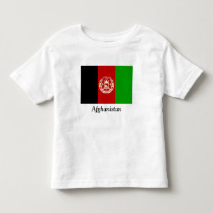 アフガニスタン国旗 トドラーTシャツ