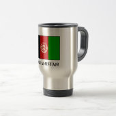 アフガニスタン国旗 トラベルマグ (正面右)