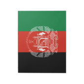 アフガニスタン国旗 ノートパッド (回転)