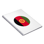 アフガニスタン国旗 ノートブック (右側)