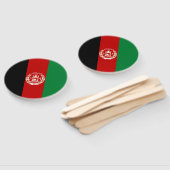 アフガニスタン国旗 ハンドファン (組立なし)