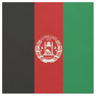 アフガニスタン国旗 ファブリック