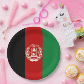 アフガニスタン国旗 ペーパープレート (パーティー)