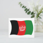 アフガニスタン国旗 ポストカード (スタンド正面)
