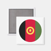 アフガニスタン国旗 マグネット (正面/裏面)
