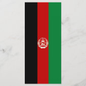 アフガニスタン国旗 メニュー (裏面)