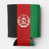 アフガニスタン国旗 缶クーラー (裏面)