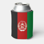 アフガニスタン国旗 缶クーラー (缶裏面)