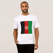 アフガニスタン国旗 Tシャツ (正面フル)