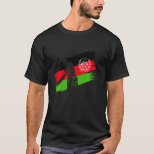 アフガニスタン国旗Afghanistan Cricket Fan Player Co Tシャツ