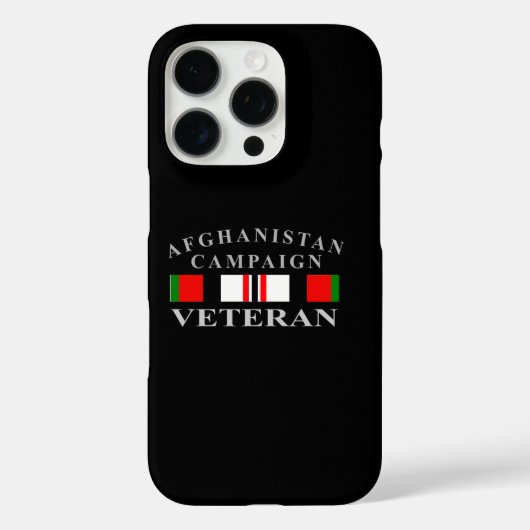 アフガニスタン戦役退役軍人 Case-Mate iPhoneケース (裏面)