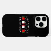 アフガニスタン戦役退役軍人 Case-Mate iPhoneケース (裏面 (横))