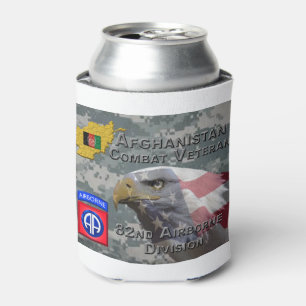 「アフガニスタン戦闘退役軍人」 - 82nd Airborne Divis 缶クーラー