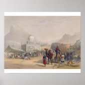 アフガニスタン王アフメド・シャウの神殿 ポスター (正面)