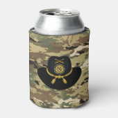 アフガニスタン第一騎兵師団 缶クーラー (缶正面)