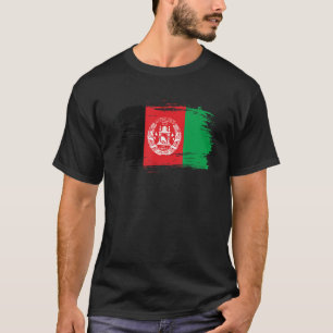 アフガニスタン衣装アフガニスタン国旗のシンボルI L Tシャツ