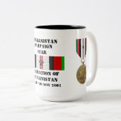 アフガニスタン解放/キャンペーンスター ツートーンマグカップ (正面右)