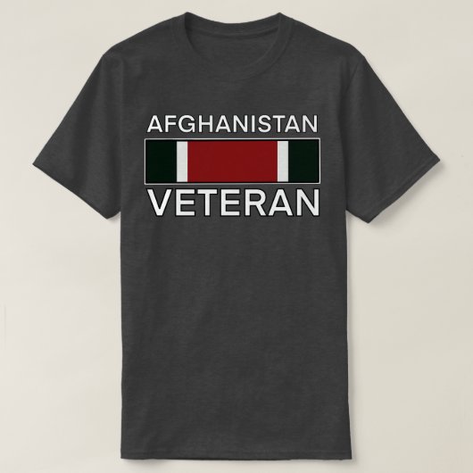アフガニスタン退役軍人 Tシャツ (デザイン正面)