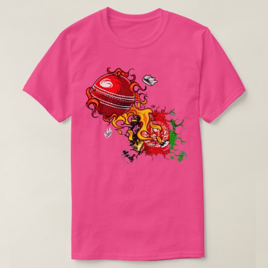 アフガニスタン・クリケット Tシャツ (デザイン正面)