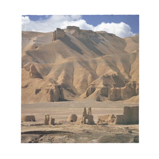 アフガニスタン、バミアン・バレー。古代の陶器 ノートパッド (正面)