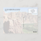 アフガニスタン、バーミヤン州バーミヤン ポストカード (裏面)