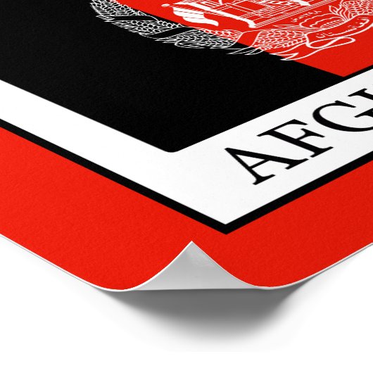 アフガニスタン ポスター (角)