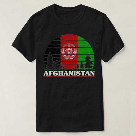 アフガニスタン Tシャツ (デザイン正面)